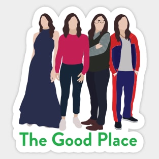 the good place janets illustration Sticker